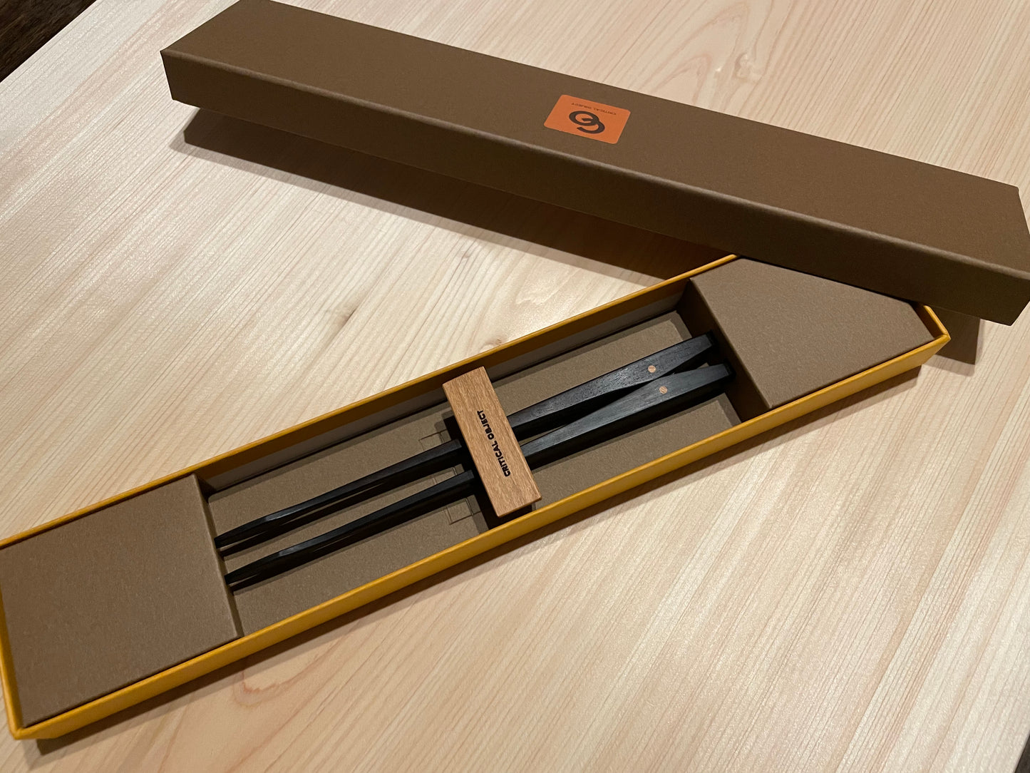 Critical object Wood Tweezers